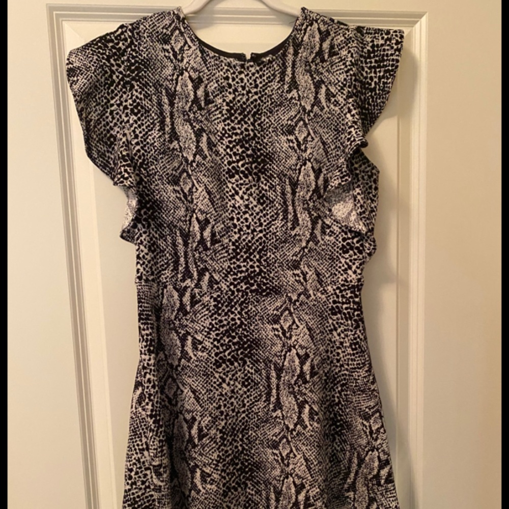 Who What Wear Snakeskin Dress
